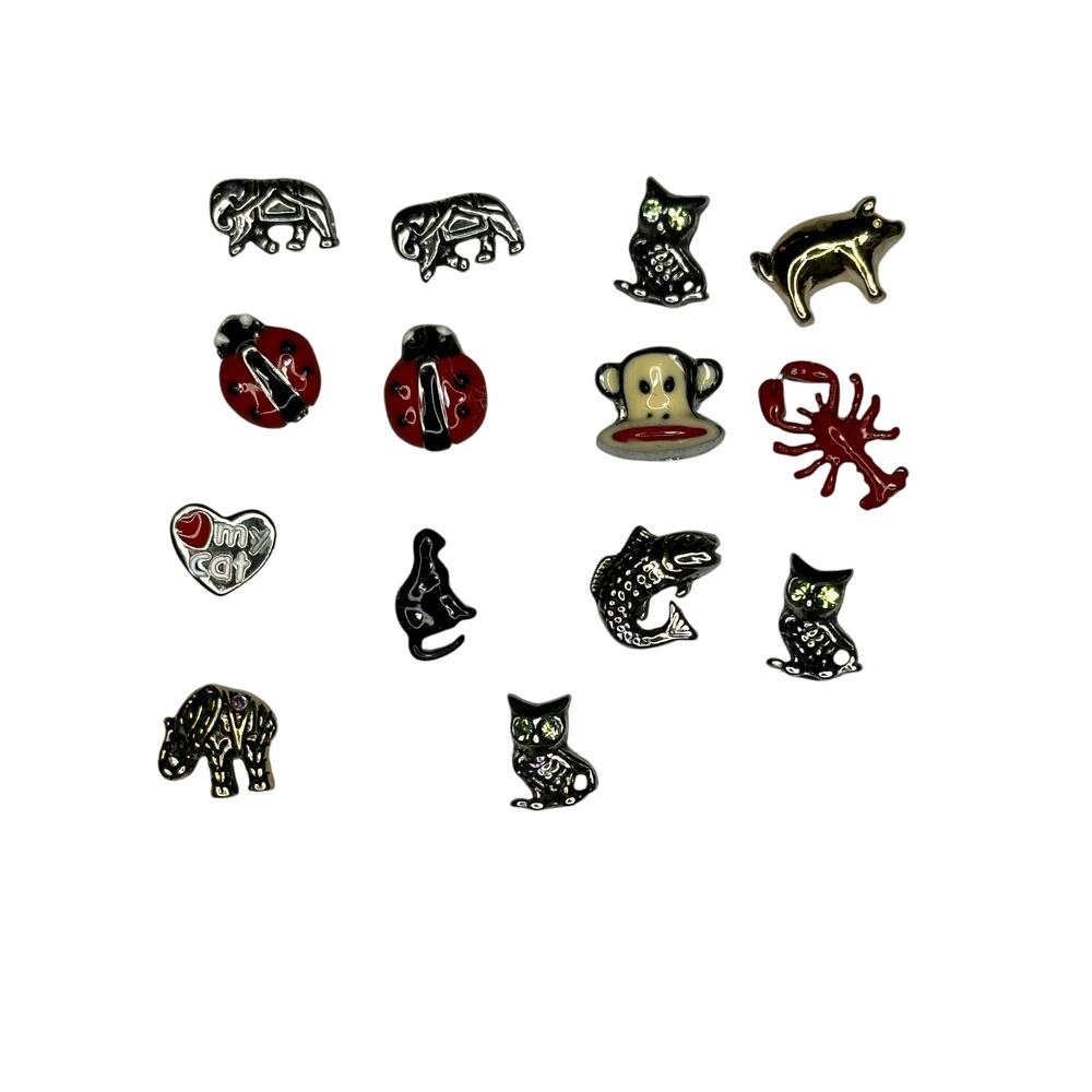 NEW Floating Charm Lot- ANIMAL theme, South Hill Designs, Custom Jewelry, Locket